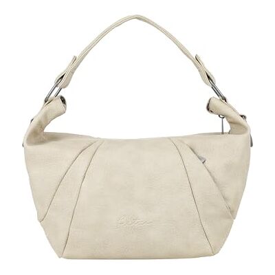 Fritzi aus Preussen Fritzi Croissant Hobo Light Beige damestas vegan schoudertas handtas van kunstleer met verborgen vakken ruim hoofdvak moderne croissant vorm voor dagelijks gebruik stad festival 25 x 30 x 13 cm, Wit Fritzi aus Preussen Fritzi Croissant Hobo Light Beige damestas vegan schoudertas handtas van kunstleer met verborgen vakken ruim hoofdvak moderne croissant vorm voor dagelijks gebruik stad festival 25 x 30 x 13 cm, Wit