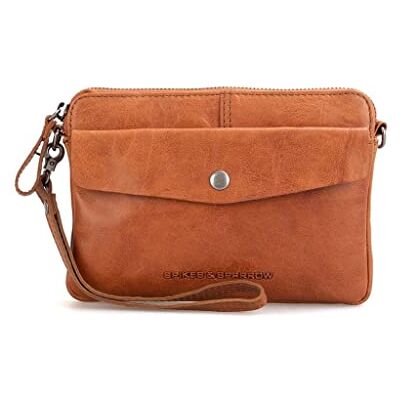 Spikes & Sparrow Leren Crossbodytas/Clutch Idaho Brandy Cognac Spikes & Sparrow Leren Crossbodytas/Clutch Idaho Brandy Cognac