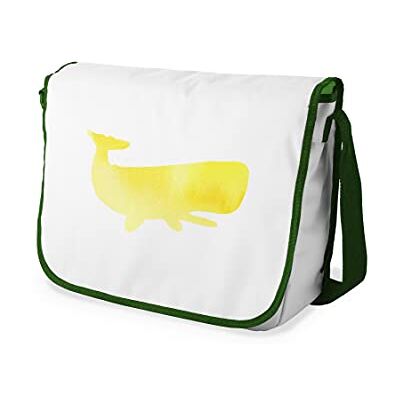 Bonamaison Digitaal bedrukte Messenger schooltas met kaki riem voor studenten, crossbody tas, koerierstas, schoudertas voor kinderen, meisjes, jongens, maat: 29x36 cm Bonamaison Digitaal bedrukte Messenger schooltas met kaki riem voor studenten, crossbody tas, koerierstas, schoudertas voor kinderen, meisjes, jongens, maat: 29x36 cm