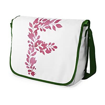 Bonamaison Digitaal bedrukte Messenger schooltas met kaki riem voor studenten, crossbody tas, koerierstas, schoudertas voor kinderen, meisjes, jongens, maat: 29x36 cm Bonamaison Digitaal bedrukte Messenger schooltas met kaki riem voor studenten, crossbody tas, koerierstas, schoudertas voor kinderen, meisjes, jongens, maat: 29x36 cm