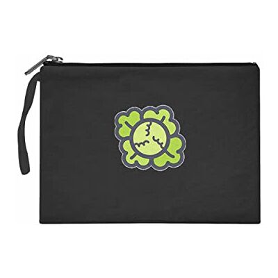 Bonateks Women's TRFCB101822 Clutches voor dames, zwart, zwart Bonateks Women's TRFCB101822 Clutches voor dames, zwart, zwart