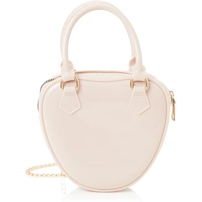 FELIPA Dames handtas in kersenvorm clutch, beige, beige, Eén Maat FELIPA Dames handtas in kersenvorm clutch, beige, beige, Eén Maat