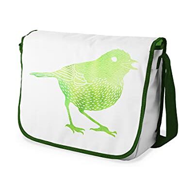 Bonamaison Digitaal bedrukte Messenger schooltas met kaki riem voor meisjes en jongens, boodschappentassen voor scholieren, schoudertassen, grootte: 29x36 cm Bonamaison Digitaal bedrukte Messenger schooltas met kaki riem voor meisjes en jongens, boodschappentassen voor scholieren, schoudertassen, grootte: 29x36 cm