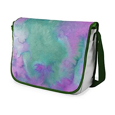 Bonamaison Digitaal bedrukte Messenger schooltas met kaki riem voor studenten, crossbody tas, koerierstas, schoudertas voor kinderen, meisjes, jongens, maat: 29x36 cm Bonamaison Digitaal bedrukte Messenger schooltas met kaki riem voor studenten, crossbody tas, koerierstas, schoudertas voor kinderen, meisjes, jongens, maat: 29x36 cm