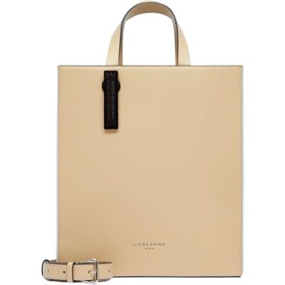 LIEBESKIND BERLIN schoudertas handtas Paper Bag Carter Bi-Color Tote Bag Sandy Lichtbruin LIEBESKIND BERLIN schoudertas handtas Paper Bag Carter Bi-Color Tote Bag Sandy Lichtbruin