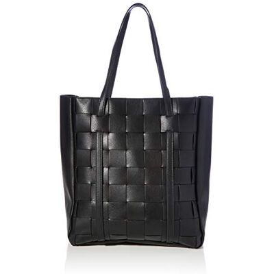 PIECES Dames PCMIRA D2D Shopper, Zwart, One Size PIECES Dames PCMIRA D2D Shopper, Zwart, One Size