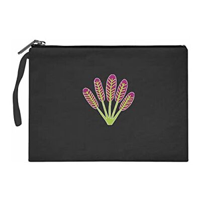 Bonateks Women's TRFCB102162 Clutches voor dames, zwart, zwart Bonateks Women's TRFCB102162 Clutches voor dames, zwart, zwart