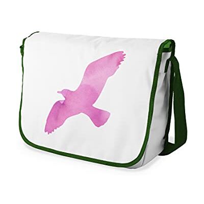 Bonamaison Digitaal bedrukte Messenger schooltas met kaki riem voor studenten, crossbody tas, koerierstas, schoudertas voor kinderen, meisjes, jongens, maat: 29x36 cm Bonamaison Digitaal bedrukte Messenger schooltas met kaki riem voor studenten, crossbody tas, koerierstas, schoudertas voor kinderen, meisjes, jongens, maat: 29x36 cm