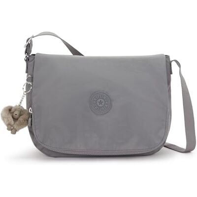 Kipling Earthbeat M Crossbody-tassen voor dames, eenheidsmaat, Grijs uitnodigen, Eén maat Kipling Earthbeat M Crossbody-tassen voor dames, eenheidsmaat, Grijs uitnodigen, Eén maat