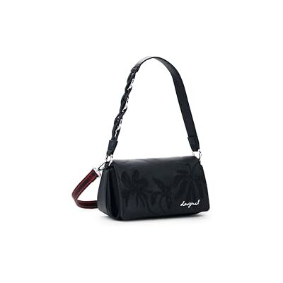 Desigual schoudertas Mirenis Naron Mini Flap Bag Black zwart Desigual schoudertas Mirenis Naron Mini Flap Bag Black zwart