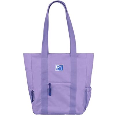 Oxford B-Trendy schoudertas, 34 cm, gevoerde laptoptas, gerecycled polyester, lavendelkleurig, Paars, 34x31x12cm, Casual Oxford B-Trendy schoudertas, 34 cm, gevoerde laptoptas, gerecycled polyester, lavendelkleurig, Paars, 34x31x12cm, Casual