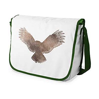 Bonamaison Digitaal bedrukte Messenger schooltas met kaki riem voor studenten, crossbody tas, koerierstas, schoudertas voor kinderen, meisjes, jongens, maat: 29x36 cm Bonamaison Digitaal bedrukte Messenger schooltas met kaki riem voor studenten, crossbody tas, koerierstas, schoudertas voor kinderen, meisjes, jongens, maat: 29x36 cm
