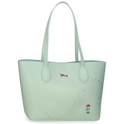 Disney Joumma Luxe Minnie Draagtas Turquoise Groen 31x25.5x11.5 cm PU en Polyester Disney Joumma Luxe Minnie Draagtas Turquoise Groen 31x25.5x11.5 cm PU en Polyester