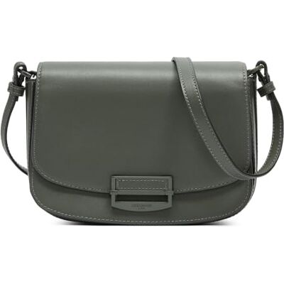 LIEBESKIND BERLIN schoudertas Ezra 2 Calf Optic Crossbody Bag Cypress Green donkergroen LIEBESKIND BERLIN schoudertas Ezra 2 Calf Optic Crossbody Bag Cypress Green donkergroen