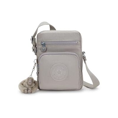 Kipling Gunne Crossbody Tas, Grijs Grijs, 6.25''L x 8.75''H x 2.25''D Kipling Gunne Crossbody Tas, Grijs Grijs, 6.25''L x 8.75''H x 2.25''D
