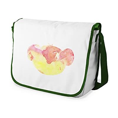 Bonamaison Digitaal bedrukte Messenger schooltas met kaki riem voor studenten, crossbody tas, koerierstas, schoudertas voor kinderen, meisjes, jongens, maat: 29x36 cm Bonamaison Digitaal bedrukte Messenger schooltas met kaki riem voor studenten, crossbody tas, koerierstas, schoudertas voor kinderen, meisjes, jongens, maat: 29x36 cm