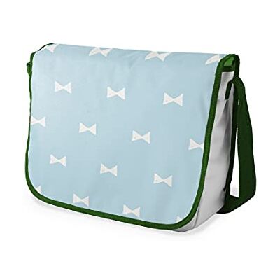 Bonamaison Digitaal bedrukte Messenger schooltas met kaki riem voor studenten, crossbody tas, koerierstas, schoudertas voor kinderen, meisjes, jongens, maat: 29x36 cm Bonamaison Digitaal bedrukte Messenger schooltas met kaki riem voor studenten, crossbody tas, koerierstas, schoudertas voor kinderen, meisjes, jongens, maat: 29x36 cm