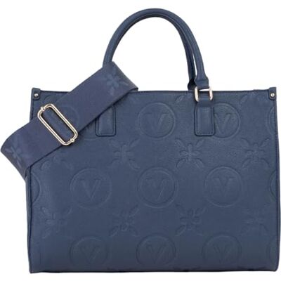Valentino handtas schoudertas Samba Re Shopping Bag Blu donkerblauw Valentino handtas schoudertas Samba Re Shopping Bag Blu donkerblauw