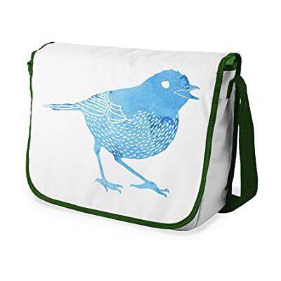 Bonamaison Digitaal bedrukte Messenger schooltas met kaki riem voor studenten, crossbody tas, koerierstas, schoudertas voor kinderen, meisjes, jongens, maat: 29x36 cm Bonamaison Digitaal bedrukte Messenger schooltas met kaki riem voor studenten, crossbody tas, koerierstas, schoudertas voor kinderen, meisjes, jongens, maat: 29x36 cm