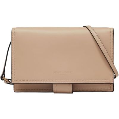 LIEBESKIND BERLIN Leren schoudertas Lisa Calf Optic Crossbody Bag Sandy beige LIEBESKIND BERLIN Leren schoudertas Lisa Calf Optic Crossbody Bag Sandy beige