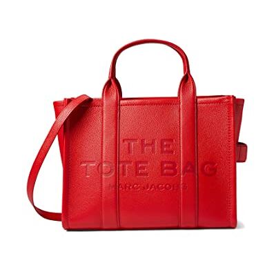 Marc Jacobs Leren tas in middelgroot formaat, true red, Eén Maat Marc Jacobs Leren tas in middelgroot formaat, true red, Eén Maat