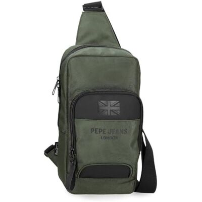 Pepe Jeans Bromley 24 Crossbodytas Lichtgroen 16x31x5.5 cm Polyester van Joumma Bags Pepe Jeans Bromley 24 Crossbodytas Lichtgroen 16x31x5.5 cm Polyester van Joumma Bags