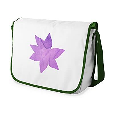 Bonamaison Digitaal bedrukte Messenger schooltas met kaki riem voor meisjes en jongens, boodschappentassen voor scholieren, schoudertassen, grootte: 29x36 cm Bonamaison Digitaal bedrukte Messenger schooltas met kaki riem voor meisjes en jongens, boodschappentassen voor scholieren, schoudertassen, grootte: 29x36 cm