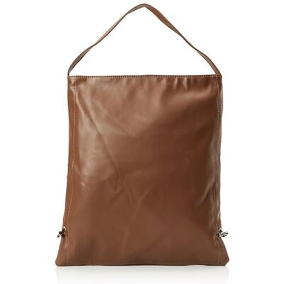 FELIPA Dames vierkante emmer handtas clutch, Coffee, Koffie, Eén Maat FELIPA Dames vierkante emmer handtas clutch, Coffee, Koffie, Eén Maat