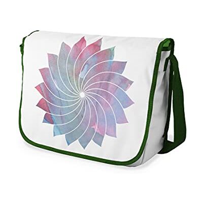Bonamaison Digitaal bedrukte Messenger schooltas met kaki riem voor studenten, crossbody tas, koerierstas, schoudertas voor kinderen, meisjes, jongens, maat: 29x36 cm Bonamaison Digitaal bedrukte Messenger schooltas met kaki riem voor studenten, crossbody tas, koerierstas, schoudertas voor kinderen, meisjes, jongens, maat: 29x36 cm