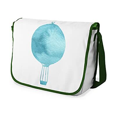 Bonamaison Digitaal bedrukte Messenger schooltas met kaki riem voor meisjes en jongens, boodschappentassen voor scholieren, schoudertassen, grootte: 29x36 cm Bonamaison Digitaal bedrukte Messenger schooltas met kaki riem voor meisjes en jongens, boodschappentassen voor scholieren, schoudertassen, grootte: 29x36 cm