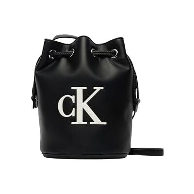 Calvin Vrouwen BOLD CK KLEINE EMMER ZAK LV04F3640G BOLD CK KLEINE EMMER ZAK, ZWART/WIT, One Size Calvin Vrouwen BOLD CK KLEINE EMMER ZAK LV04F3640G BOLD CK KLEINE EMMER ZAK, ZWART/WIT, One Size