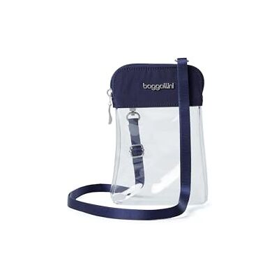 Baggallini womens Stadium Clear Bryant Crossbody tote handbags, Dark Blue, One Size US Baggallini womens Stadium Clear Bryant Crossbody tote handbags, Dark Blue, One Size US