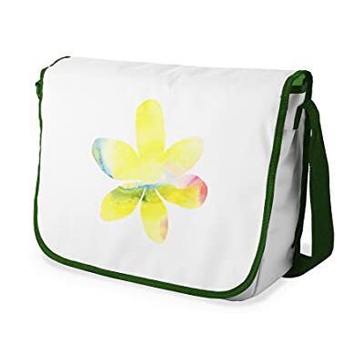 Bonamaison Digitaal bedrukte Messenger schooltas met kaki riem voor studenten, crossbody tas, koerierstas, schoudertas voor kinderen, meisjes, jongens, maat: 29x36 cm Bonamaison Digitaal bedrukte Messenger schooltas met kaki riem voor studenten, crossbody tas, koerierstas, schoudertas voor kinderen, meisjes, jongens, maat: 29x36 cm