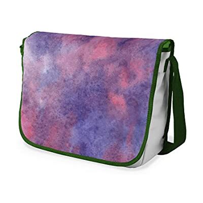 Bonamaison Digitaal bedrukte Messenger schooltas met kaki riem voor studenten, crossbody tas, koerierstas, schoudertas voor kinderen, meisjes, jongens, maat: 29x36 cm Bonamaison Digitaal bedrukte Messenger schooltas met kaki riem voor studenten, crossbody tas, koerierstas, schoudertas voor kinderen, meisjes, jongens, maat: 29x36 cm