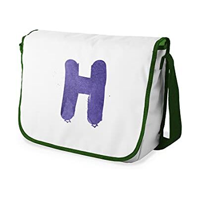 Bonamaison Digitaal bedrukte Messenger schooltas met kaki riem voor studenten, crossbody tas, koerierstas, schoudertas voor kinderen, meisjes, jongens, maat: 29x36 cm Bonamaison Digitaal bedrukte Messenger schooltas met kaki riem voor studenten, crossbody tas, koerierstas, schoudertas voor kinderen, meisjes, jongens, maat: 29x36 cm