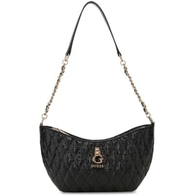 GUESS schoudertas Tamara Shoulder Bag Black zwart GUESS schoudertas Tamara Shoulder Bag Black zwart