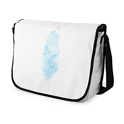 Bonamaison Digitaal bedrukte Messenger schooltas met zwarte riem voor studenten, crossbody tas, koerierstas, schoudertas voor kinderen, meisjes, jongens, maat: 29x36 cm Bonamaison Digitaal bedrukte Messenger schooltas met zwarte riem voor studenten, crossbody tas, koerierstas, schoudertas voor kinderen, meisjes, jongens, maat: 29x36 cm
