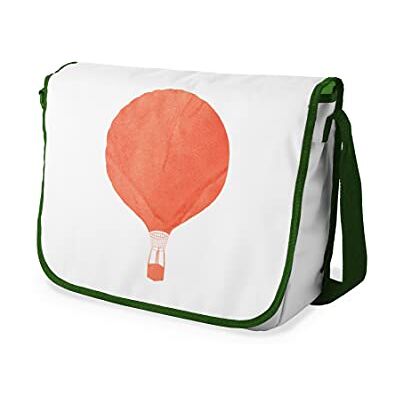 Bonamaison Digitaal bedrukte Messenger schooltas met kaki riem voor studenten, crossbody tas, koerierstas, schoudertas voor kinderen, meisjes, jongens, maat: 29x36 cm Bonamaison Digitaal bedrukte Messenger schooltas met kaki riem voor studenten, crossbody tas, koerierstas, schoudertas voor kinderen, meisjes, jongens, maat: 29x36 cm