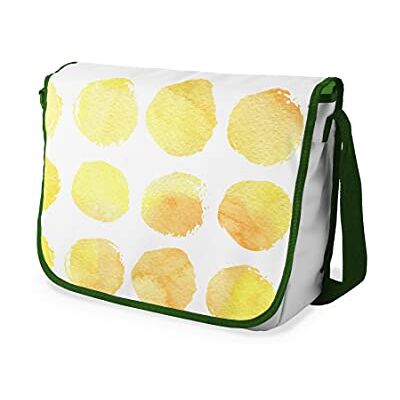 Bonamaison Digitaal bedrukte Messenger schooltas met kaki riem voor studenten, crossbody tas, koerierstas, schoudertas voor kinderen, meisjes, jongens, maat: 29x36 cm Bonamaison Digitaal bedrukte Messenger schooltas met kaki riem voor studenten, crossbody tas, koerierstas, schoudertas voor kinderen, meisjes, jongens, maat: 29x36 cm