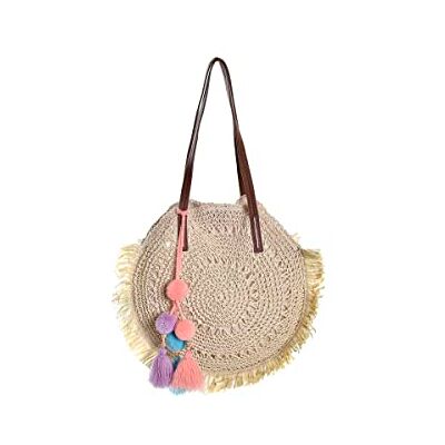 DKD Home Decor Natuurlijke tas polyester PU katoen (35 x 10 x 35 cm) strand, volwassenen unisex, meerkleurig (meerkleurig), eenheidsmaat DKD Home Decor Natuurlijke tas polyester PU katoen (35 x 10 x 35 cm) strand, volwassenen unisex, meerkleurig (meerkleurig), eenheidsmaat