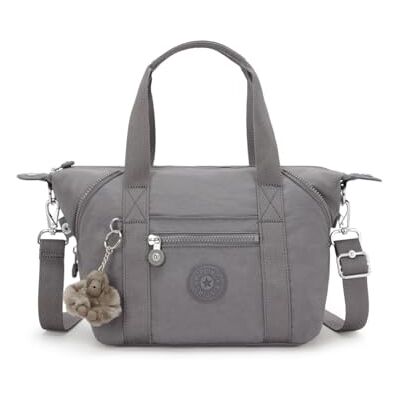 Kipling handtas schoudertas Basic Eyes Wide Open Art Mini Handbag Inviting Grey grijs Kipling handtas schoudertas Basic Eyes Wide Open Art Mini Handbag Inviting Grey grijs
