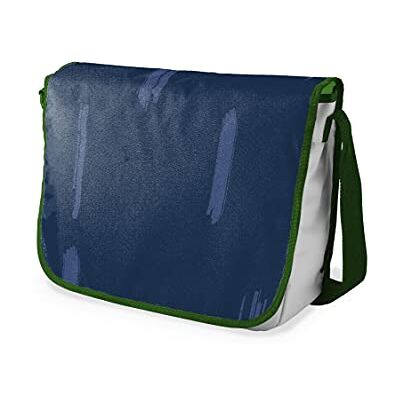 Bonamaison Digitaal bedrukte Messenger schooltas met kaki riem voor studenten, crossbody tas, koerierstas, schoudertas voor kinderen, meisjes, jongens, maat: 29x36 cm Bonamaison Digitaal bedrukte Messenger schooltas met kaki riem voor studenten, crossbody tas, koerierstas, schoudertas voor kinderen, meisjes, jongens, maat: 29x36 cm