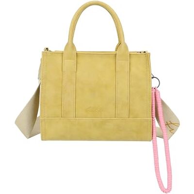 Fritzi aus Preussen Fritzi aus Preußen schoudertas handtas Fritzi SquareN Vintage Crossbody Bag Light Curry mosterdgeel Fritzi aus Preussen Fritzi aus Preußen schoudertas handtas Fritzi SquareN Vintage Crossbody Bag Light Curry mosterdgeel