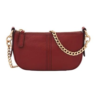 Fossil Jolie Red Leather Crossbody bag voor dames Fossil Jolie Red Leather Crossbody bag voor dames