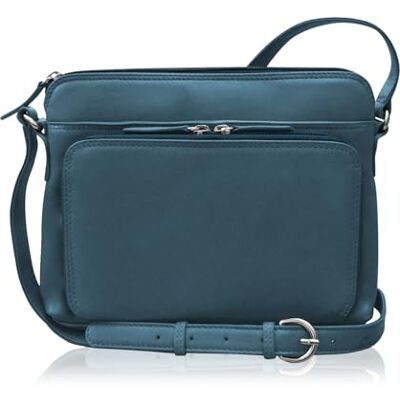 ili New York Genuine Leather Crossbody Bags for Women Premium RFID Blocking Shoulder Bag Organizer with Adjustable Strap ili New York Genuine Leather Crossbody Bags for Women Premium RFID Blocking Shoulder Bag Organizer with Adjustable Strap