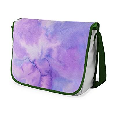 Bonamaison Digitaal bedrukte Messenger schooltas met kaki riem voor studenten, crossbody tas, koerierstas, schoudertas voor kinderen, meisjes, jongens, maat: 29x36 cm Bonamaison Digitaal bedrukte Messenger schooltas met kaki riem voor studenten, crossbody tas, koerierstas, schoudertas voor kinderen, meisjes, jongens, maat: 29x36 cm