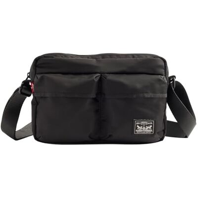 Levi's Summer Mission Bay Crossbody voor heren, eenheidsmaat, kaviaar., One Size Levi's Summer Mission Bay Crossbody voor heren, eenheidsmaat, kaviaar., One Size