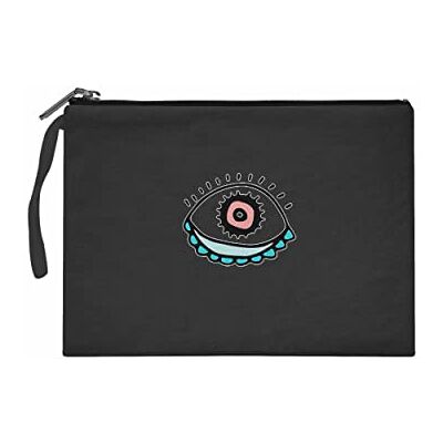 Bonateks Vrouwen TRFCB101889 Clutches voor dames, zwart, zwart Bonateks Vrouwen TRFCB101889 Clutches voor dames, zwart, zwart