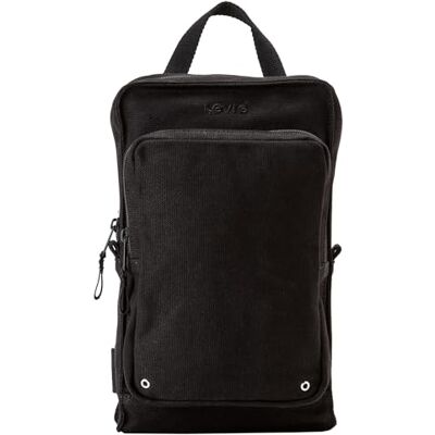 Levi's , NS ZIP SLING Unisex, REGULAR BLACK, UN, Regular Black, Eén maat Levi's , NS ZIP SLING Unisex, REGULAR BLACK, UN, Regular Black, Eén maat