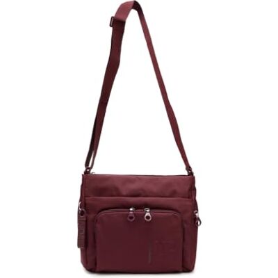 Mandarina Duck schoudertas handtas MD20 Crossover Bag Sin donkerrood Mandarina Duck schoudertas handtas MD20 Crossover Bag Sin donkerrood